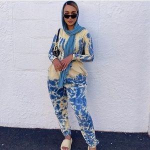 Missguided savage tie dye jogger pants 10